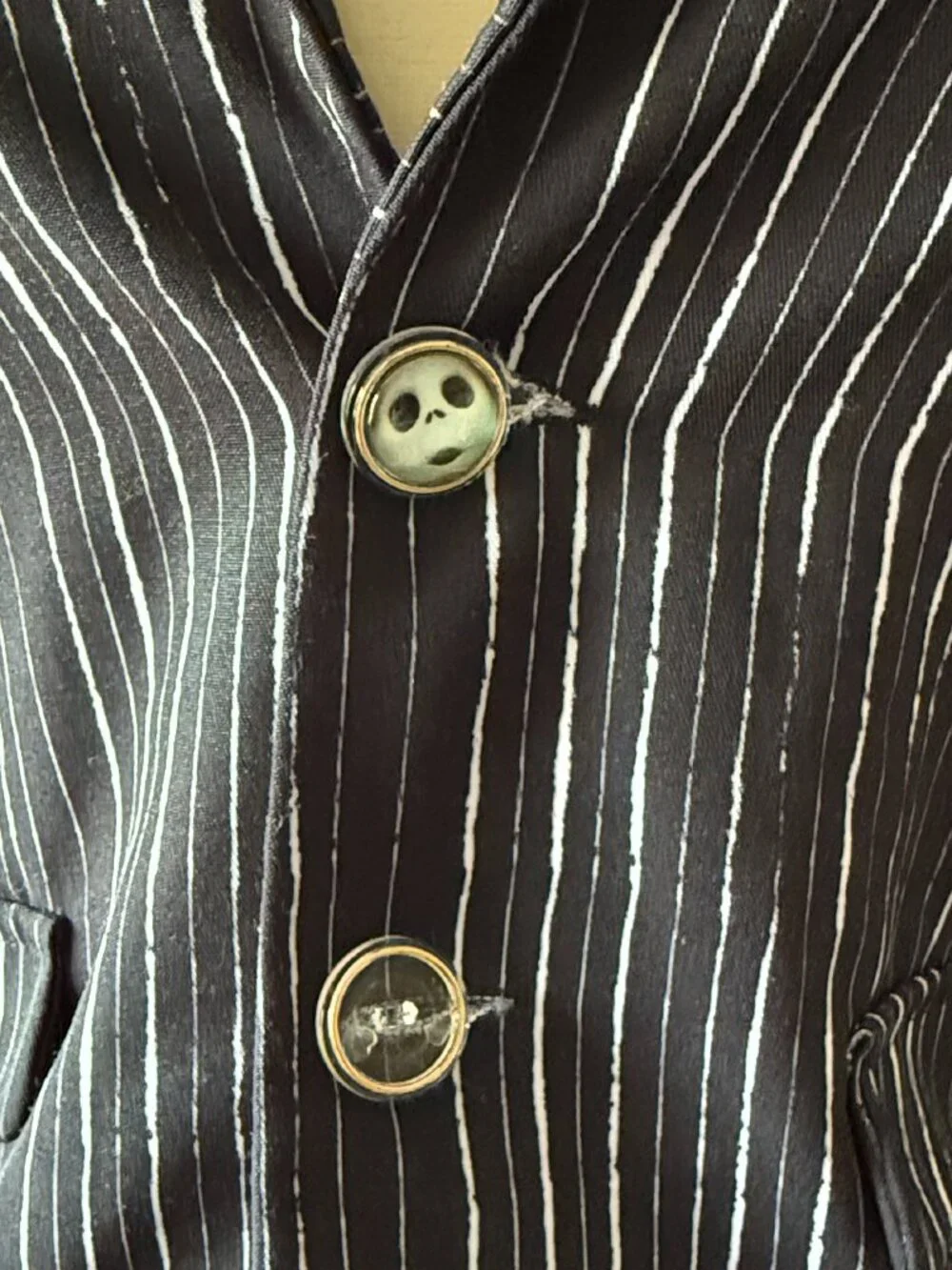 Disney Nightmare Before Christmas Spirit Halloween blazer large Jack Skellington